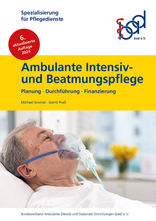 Titelseite der bad-Broschüre zum Thema Ambulante Intensiv- und Beatmungspflege