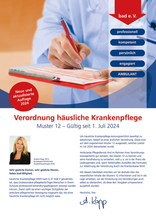 Verordnung häusliche Krankenpflege 3 Merkblatt Verordnung häusliche Krankenpflege